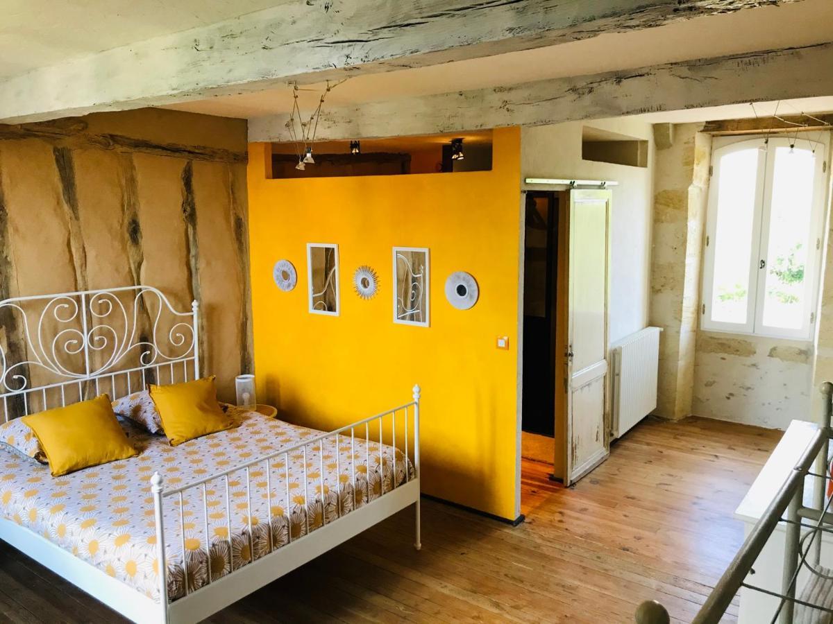 Maison D'Hotes Rouge Bordeaux Auros Eksteriør bilde